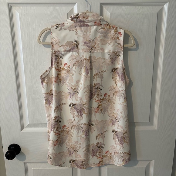 Alex Marie Floral Tank with Removable Tie size Medium - Picture 6 of 6